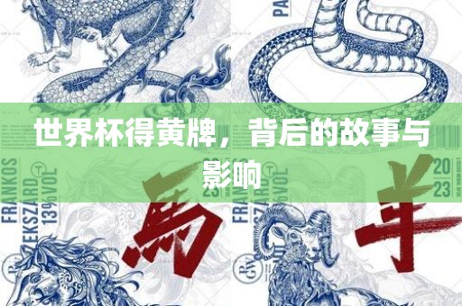 世界杯得黄牌，背后的故事与影响