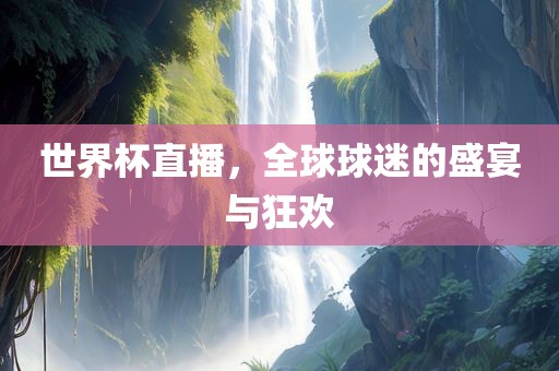 世界杯直播，全球球迷的盛宴与狂欢