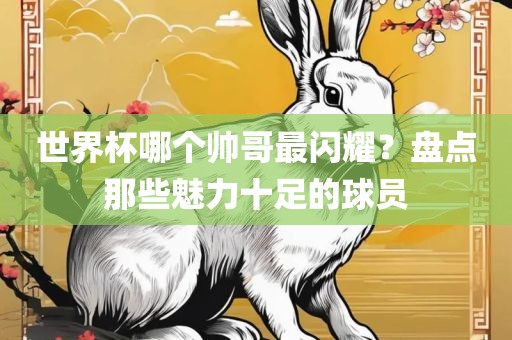 世界杯哪个帅哥最闪耀？盘点那些魅力十足的球员