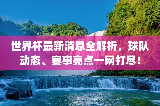 世界杯最新消息全解析,球队动态、赛事亮点一网打尽!