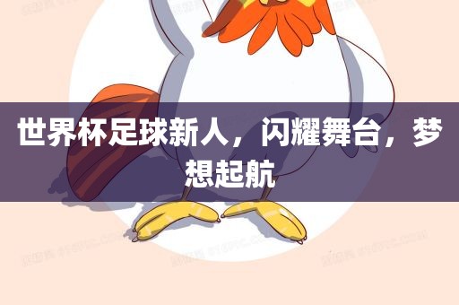 世界杯足球新人，闪耀舞台，梦想起航