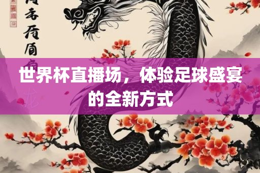 世界杯直播场，体验足球盛宴的全新方式