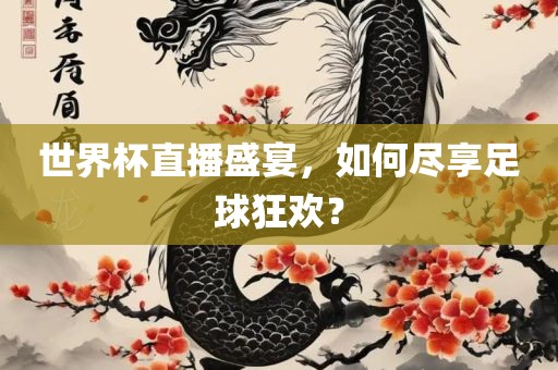世界杯直播盛宴，如何尽享足球狂欢？