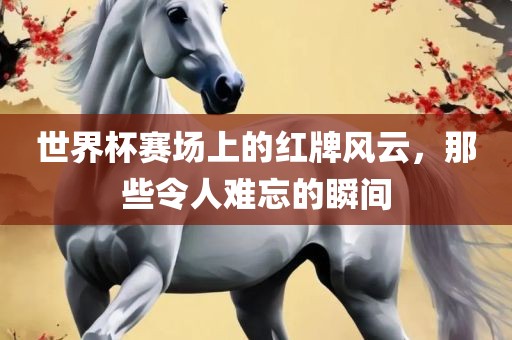 世界杯赛场上的红牌风云，那些令人难忘的瞬间