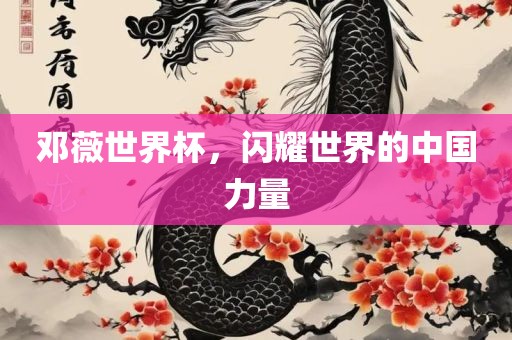 邓薇世界杯，闪耀世界的中国力量