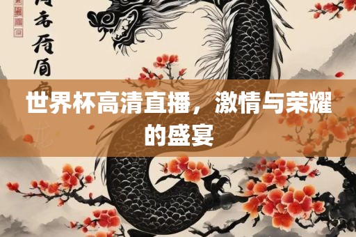 世界杯高清直播，激情与荣耀的盛宴